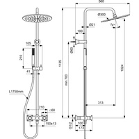 JOY NEO System natryskowy DC SHR CROSS CHR