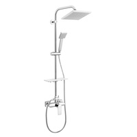 ALGEO SQUARE zestaw natryskowy NP74 z baterią BAQ7U