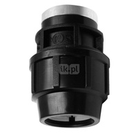 Złączka skręcana z gwintem wewnętrznym do rur PE PN16 63 mm x 1 1/4