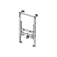 Stelaż podtynkowy do bidetu TECE profil, 820 x 500 x 145 mm, regulacja wysokości
