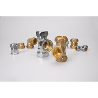 Trójnik IBP 601 mosiądz 18 mm x 18 mm x 15 mm (zacisk)