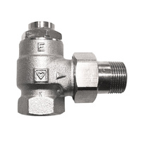 Zawór powrotny C.O. HERZ RL-1-E kątowy GW / GZ 1/2''