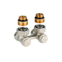 Zawór Verafix-VK, kątowy, podwójny z nastawą wstępną i funkcją odwodnienia, przyłącze 1/2"