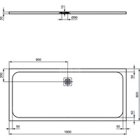 ULTRAFLAT S BRODZIK 180X80 CONC GR