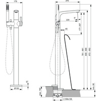 MELANGE BATERIA WANN.-NATR. WOLNOSTOJĄCA