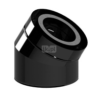 Kolano 30st. fi150mm RAL9011MB