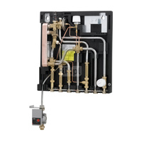 Danfoss EvoFlat MSS 1, w/bypass, w/1 CW meter, w/EPP front, w/HTC, w/circulation, w/safety valve, w/TWA 24V, w/ESMC, w/Danfoss Icon Expansion Module, 43kW