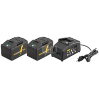 REMS POWER-PACK 22V, 9,0AH AKKU X2 +LADEGERÄT 230 V, 90 W