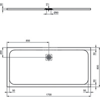 ULTRAFLAT S BRODZIK 170X80 BC SAND