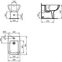 IS I.LIFE A Bidet stojący