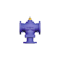 Zawór trójdrożny regulacyjny HERZ F4037 żeliwo kołnierz DN 65 63 Kvs