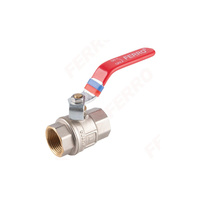 Zawór kulowy FERRO F-Power 1'' GW, uchwyt: dźwignia