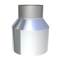 Zakończenie wylotu rury TWP DN 60/100 wysoki połysk