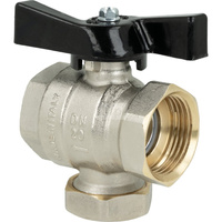 Zawór kulowy z filtrem siatkowym i magnesem BFV, GW G3/4''