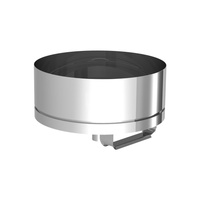 Naczynie na sadzę z miską kondensacyjną JEREMIAS 215-DWECO44 stal nierdzewna fi 180 mm