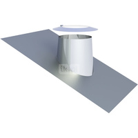 Przejście przez dach 16st. - 25st. (stal nierdzewna-ołów) fi125mm