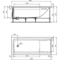 CONNECT AIR WANNA 160X70 Z PANELAMI