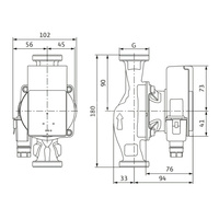 Pompa obiegowa Wilo-Atmos PICO 25/1-6