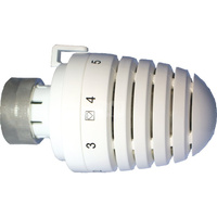 Głowica termostatyczna prosta HERZ Design D, zakres reg. 6-28'C, przyłącze M 28 x 1,5, kolor biały