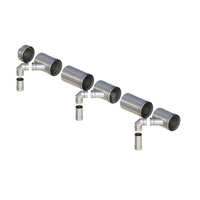 Kaskada koncentryczna fi180/290 z wyjściami 80/125 dla trzech kotłów bez automatyki