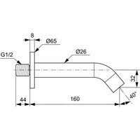 Wylewka ścienna JOY