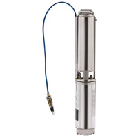 Pompa głębinowa 1-fazowa WILO Sub TWU 4-0210-EM-QC-C częstotliwość 50 Hz, moc 0.55 kW 4.4 A, prędkość obrotowa 2838 obr/min