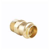 Nypel przejściowy IBP PG 4243 G do gazu (złoty), 3/4'' x 28 mm (MZ x GZ)