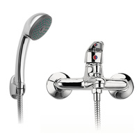 Bateria wannowa ścienna FERRO SMILE, kolor chrom