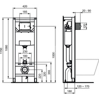 PROSYS WC STELAŻ FS 120M/P