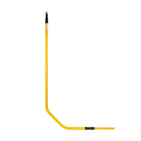 Przyłącze gazu LPG, stalowe z rury preizolowanej, PE32 x półśrubunek 1'' - pod kurek DN20, L=500xH=1500 