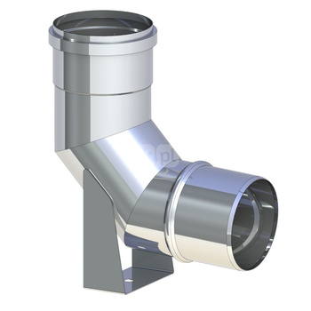 Kolano 87st. fi130mm z podporą ALBI-TN06E130