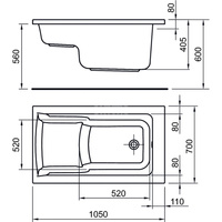 CONNECT AIR WANNA 105X70 DO ZAB. Z SIEDZ