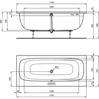 IS I.LIFE Wanna DUO 170x75 White