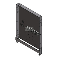 Skrzynka wnękowa 850x910x110, zawiera szyny montażowe
