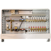 Kompletna stacja regulacyjna 230 V, 50 Hz, do ogrzewania podłogowego, przyłącze z lewej strony, 4