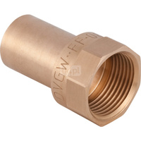 Złącze GEBERIT Mapress Kupfer przejściowe, brąz, 1'' x 35 mm (GW x końcówka wciskowa)