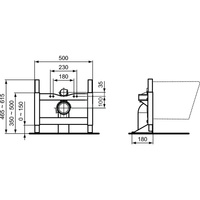 PROSYS WC RAMA DO MISKI WOLNOSTOJĄCA
