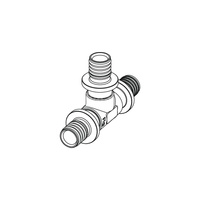 Trójnik TECE flex brąz 40 GZ