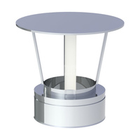 Osłona dwuścienna wylotu przewodu kominowego JEREMIAS 215-DWECO1076 160 mm