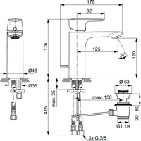 CONNECT AIR BATERIA UMYWALKOWA RIM ND BR GLD