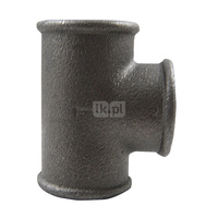 Trójnik nakrętny B1 czarny 1 1/2"