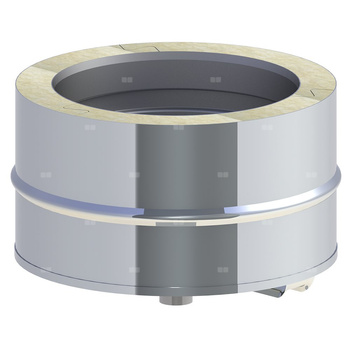 Naczynie na sadze z izlolowaną miską kondensacyjnąfi 130mm odpływ w dół fi 130mm odpływ w dół