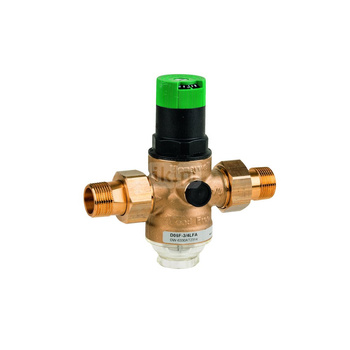 Regulator ciśnienia, ze śrubunkami, 1 1/4", wersja bezołowiowa