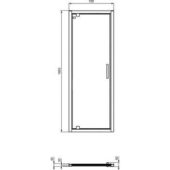 CONNECT 2 DRZWI PV 75 TSP SIL.BR