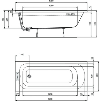 SIMPLICITY WANNA 170 X 70
