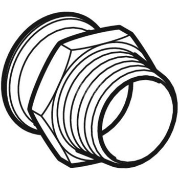 Złącze GEBERIT Mapress C-Stahl przejściowe, stal (ocynk), 1'' x 35 mm (GZ x mufa zaprasowywana) z uszczelką