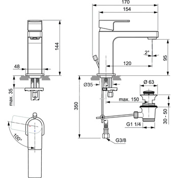 EDGE BAT. UMYWAL. SLIM Z KOR. AUT. CH3
