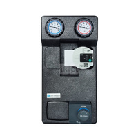 Grupa pompowa AFRISO PrimoTherm 180-2 DN 25 WP 3-WM-SM Vario GZ x GW 1 1/2'' x 1'', z zaworem mieszającym, z izolacją, z pompą obiegową Wilo Para SC 25/6, z siłownikiem arm 343 proclick