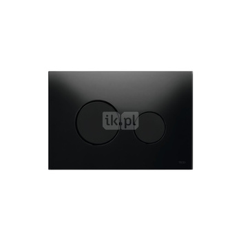 Przycisk spłukujący do stelaża (Mechaniczny) TECE loop szkło, kolor czarny