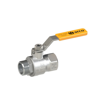 Zawór kulowy ARCO TAJO SOLAR 1/2'' GW x GZ, uchwyt: dźwignia chrom